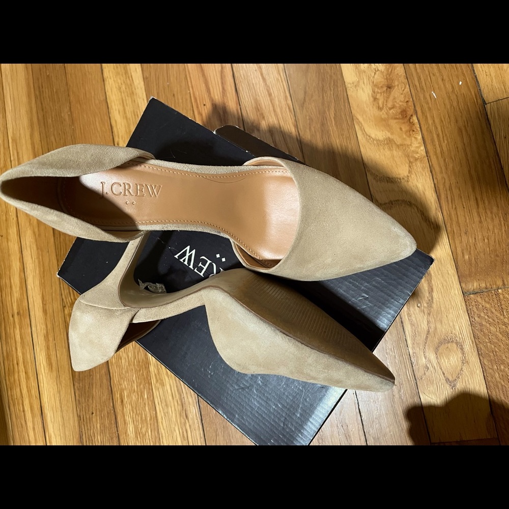 Beige J Crew Heels